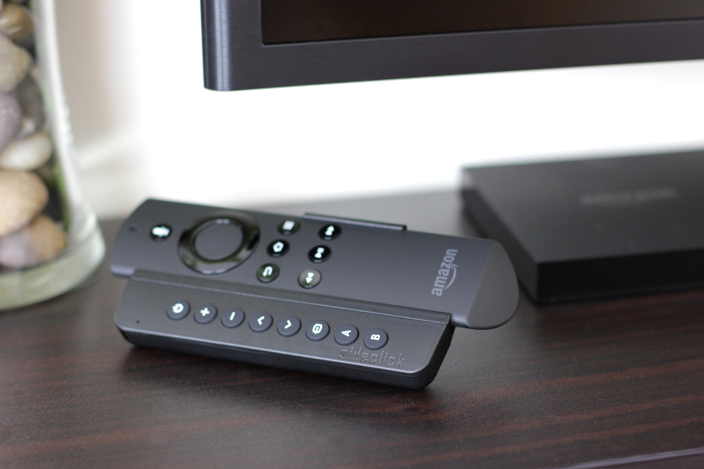Sideclick Universal Remote Control Attachment for Amazon Fire TV Streaming Device