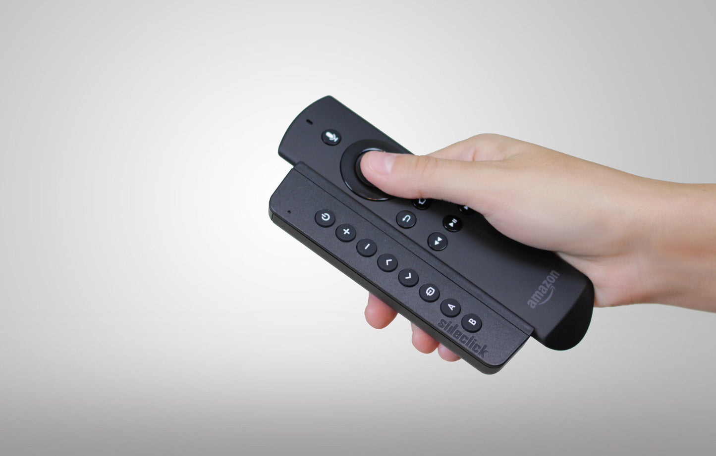 Sideclick Universal Remote Control Attachment for Amazon Fire TV Streaming Device