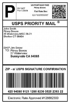 Shipping Label