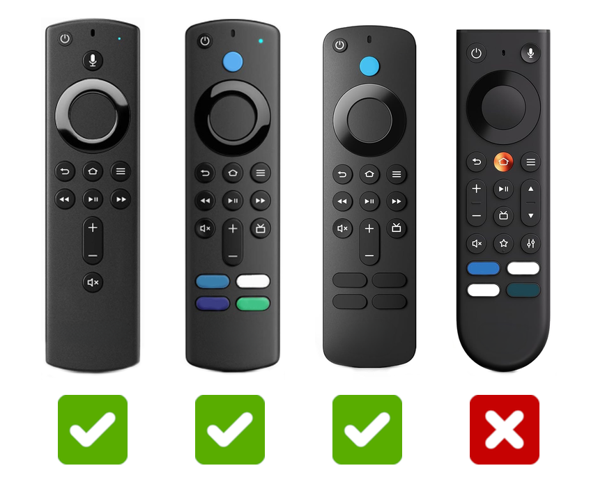 Sideclick Universal Remote Control Attachment for  Amazon Fire TV Streaming Device