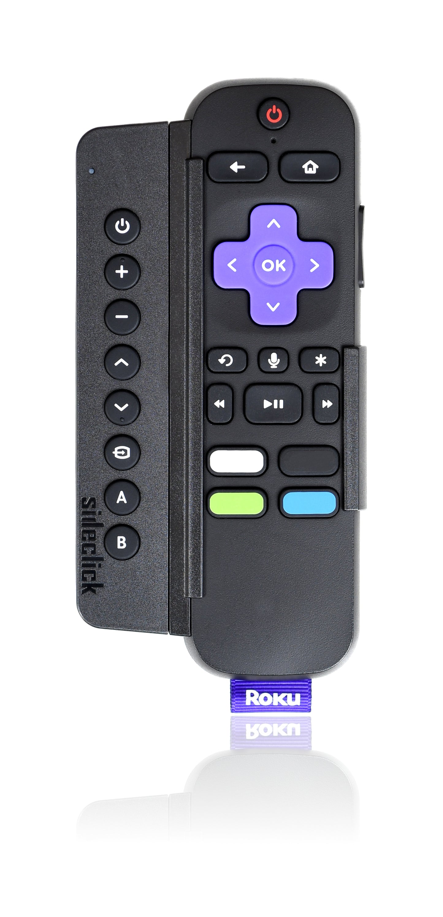 Sideclick Universal Remote Attachment for Roku® Streaming Players (New Model)