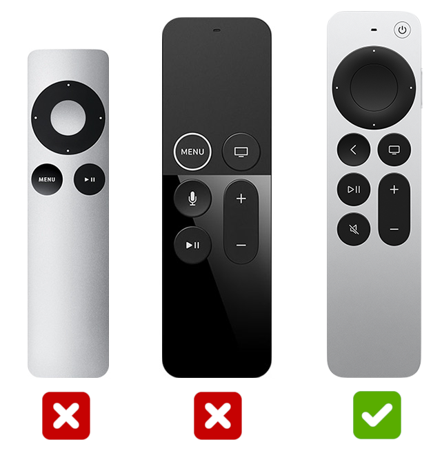 Apple Clicker Remote Sideclick Universal Remote Attachment for Apple TV 2nd and 3rd Gen 4K